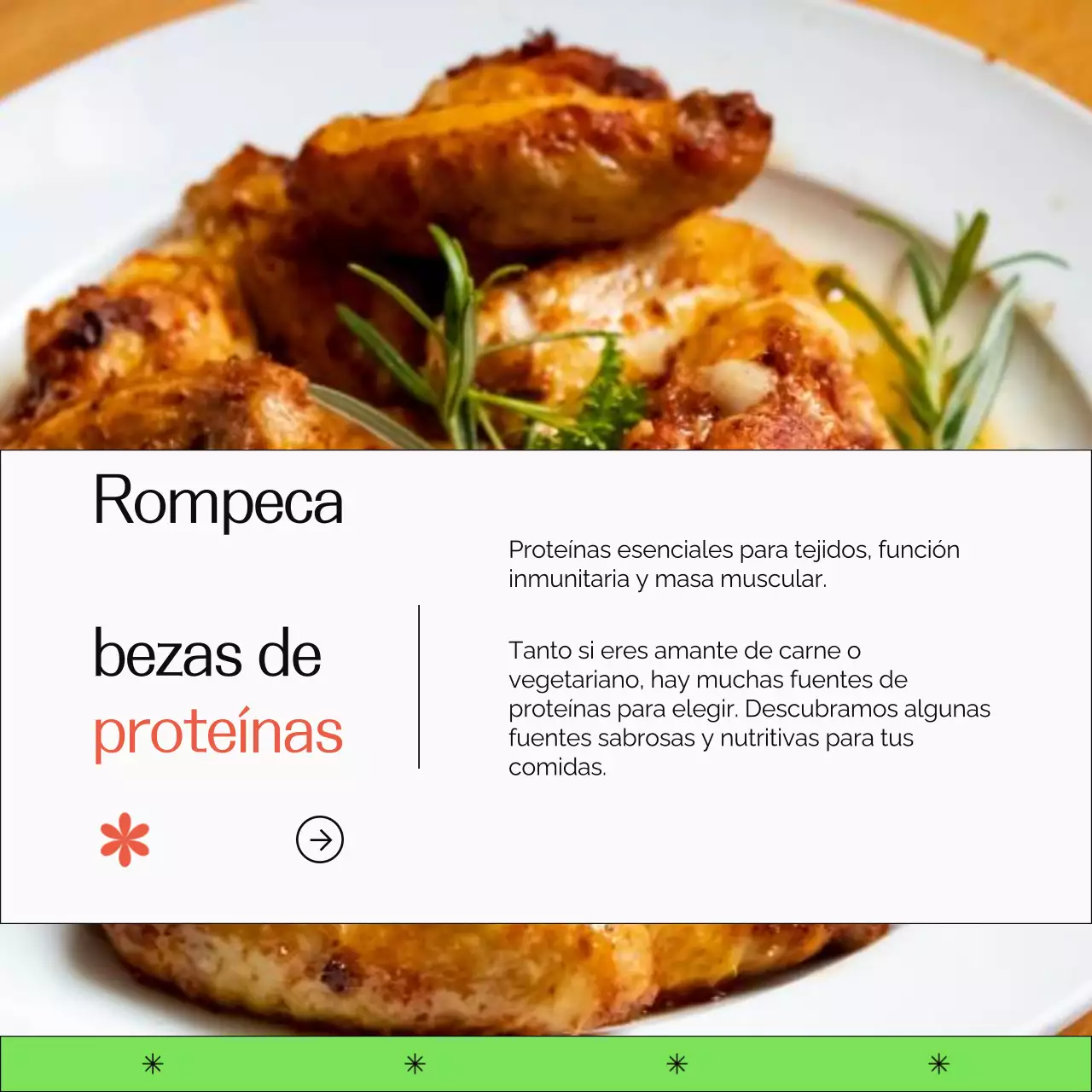 Verde y Naranja Guía sencilla de estilo de vida saludable