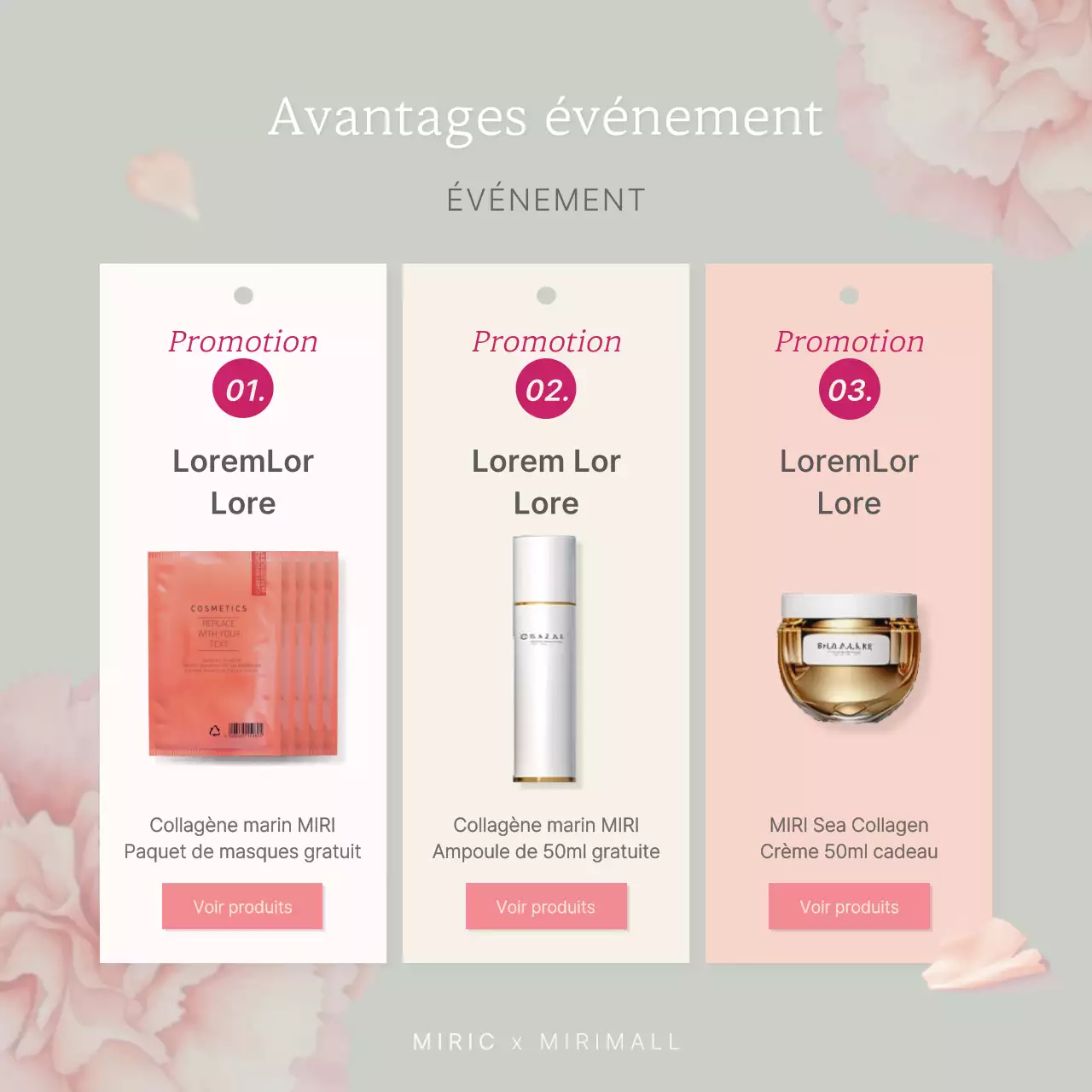 Une simple promotion de la fête des mères en rose