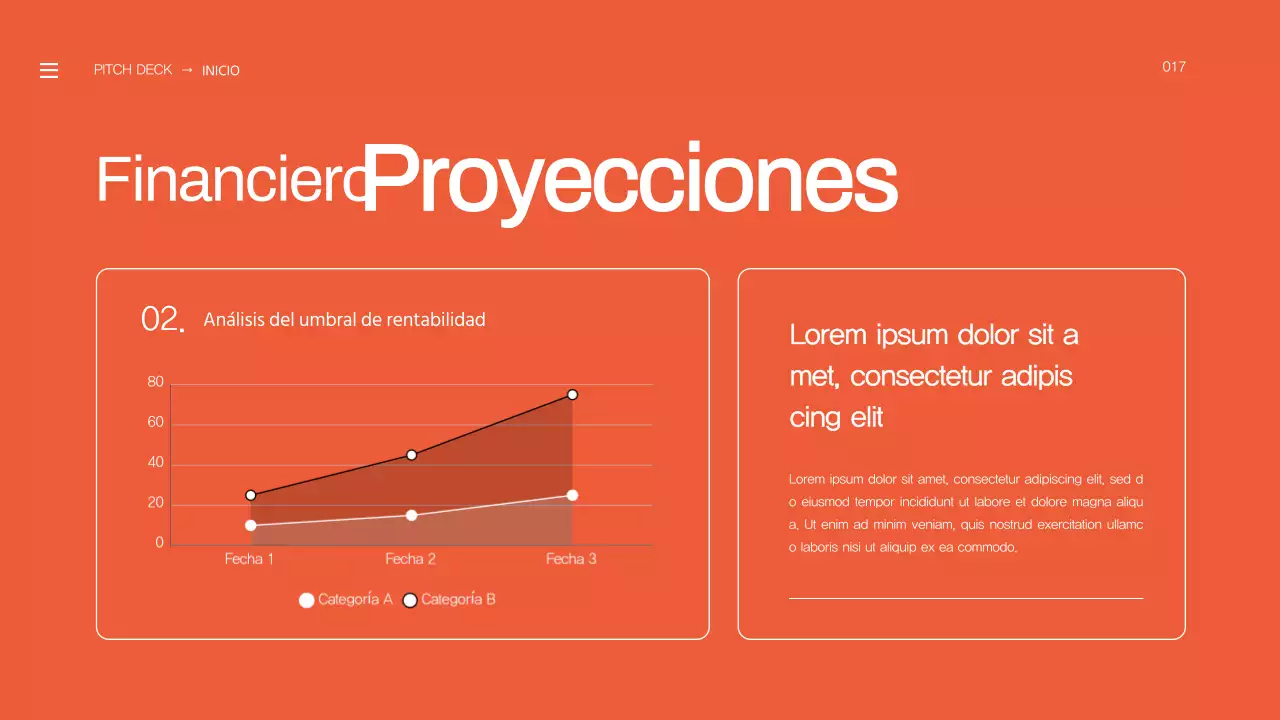 Orange Bold Business Startup Pitch Deck Propuesta