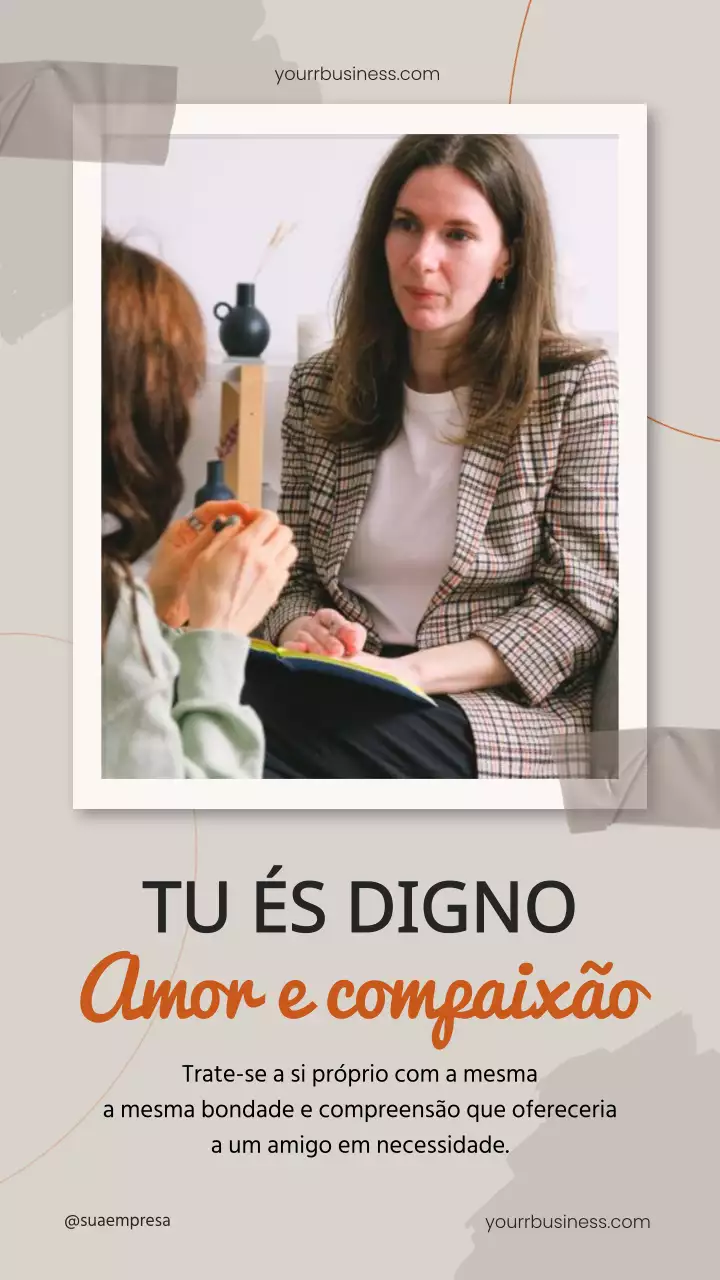 Ivory Orange Partilha mínima simples Palavras de positividade para a saúde mental Autocrescimento