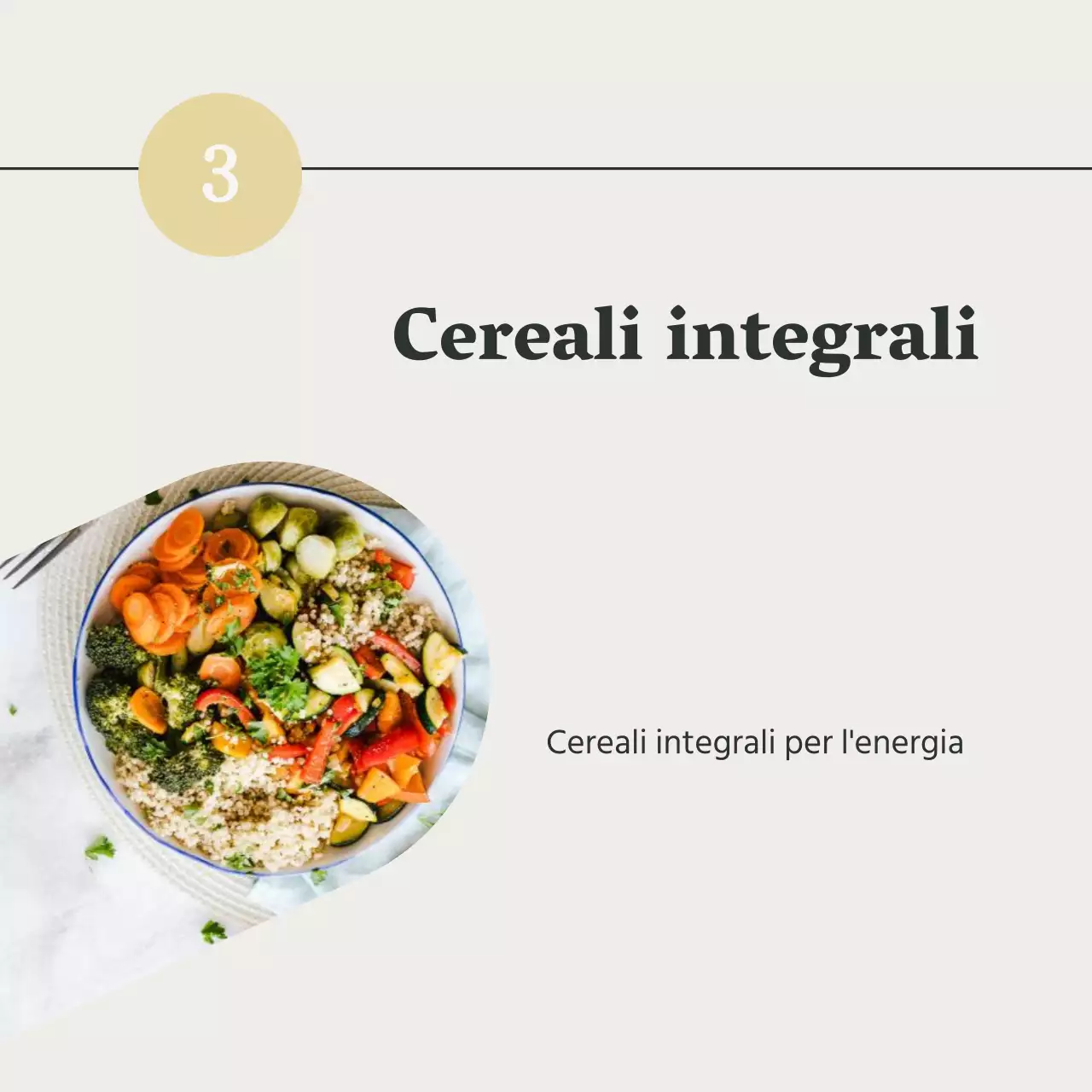 Grigio e Verde Naturale Guida alla salute e alla dieta