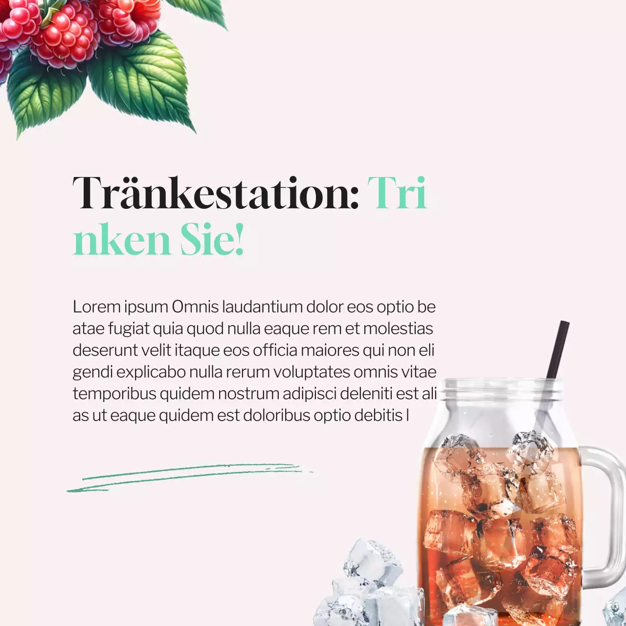 Mint Blue Tropical Gesundes Essen & Diät Übersicht