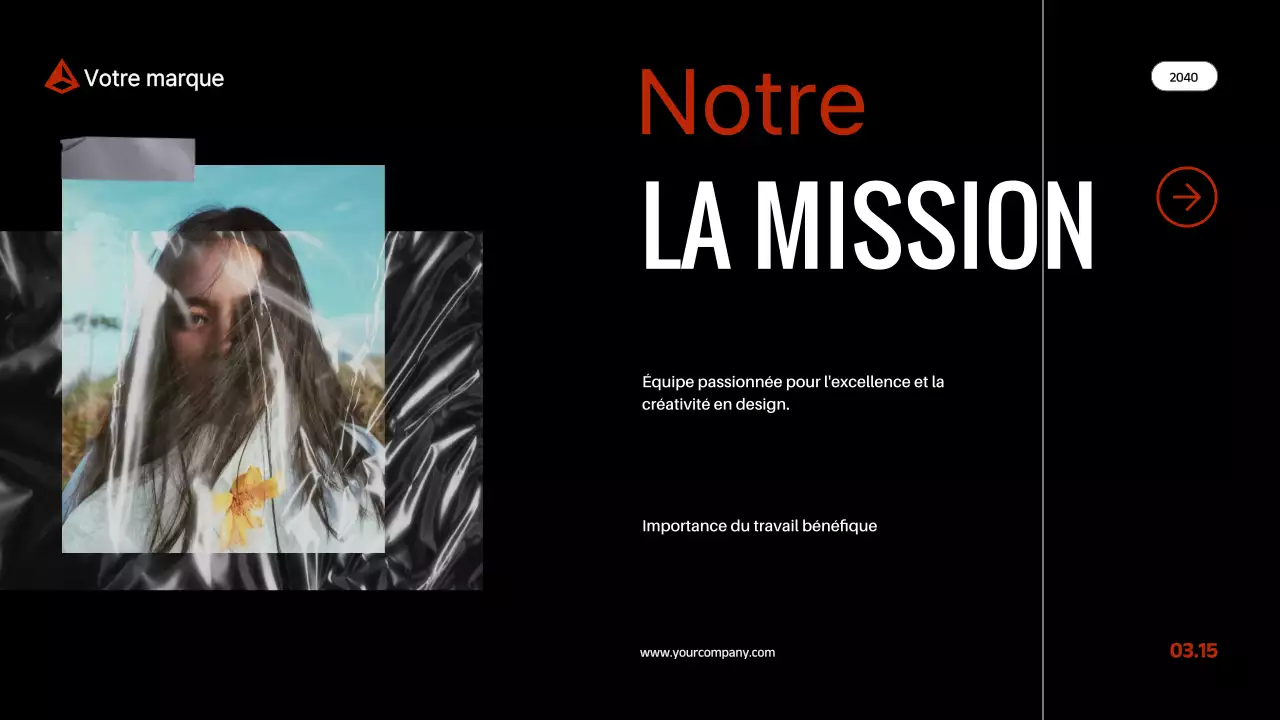 Red Black Modern Bold Business Profil de l'entreprise Introduction