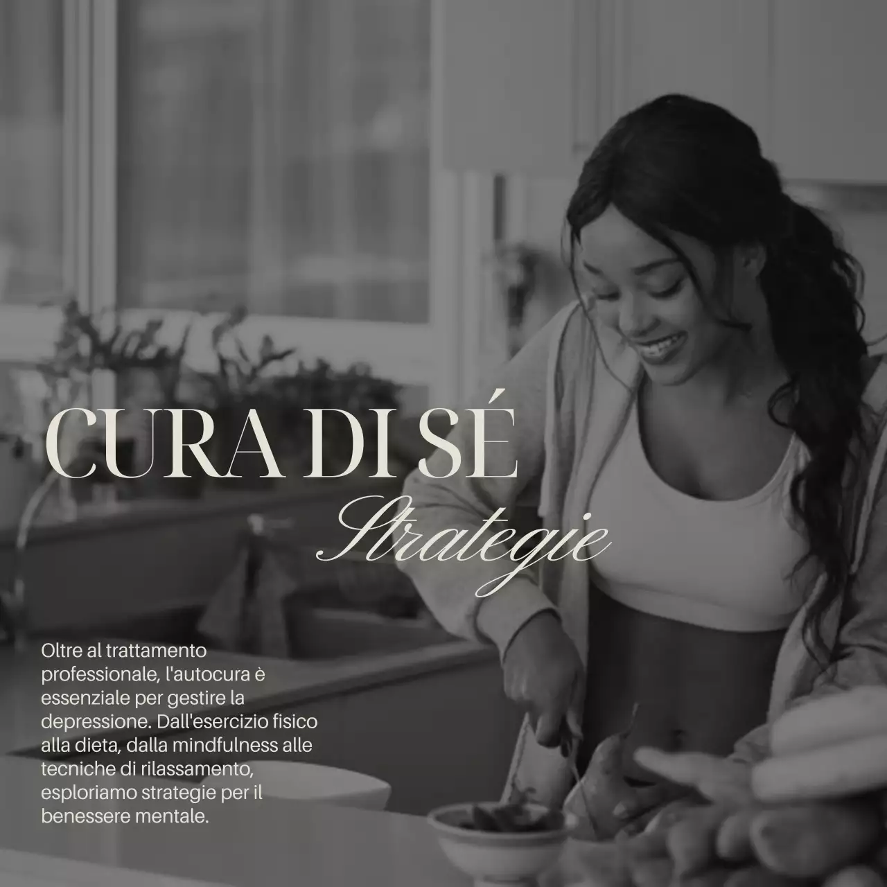 Grigio Avorio Elegante Minimal Guida alla salute mentale