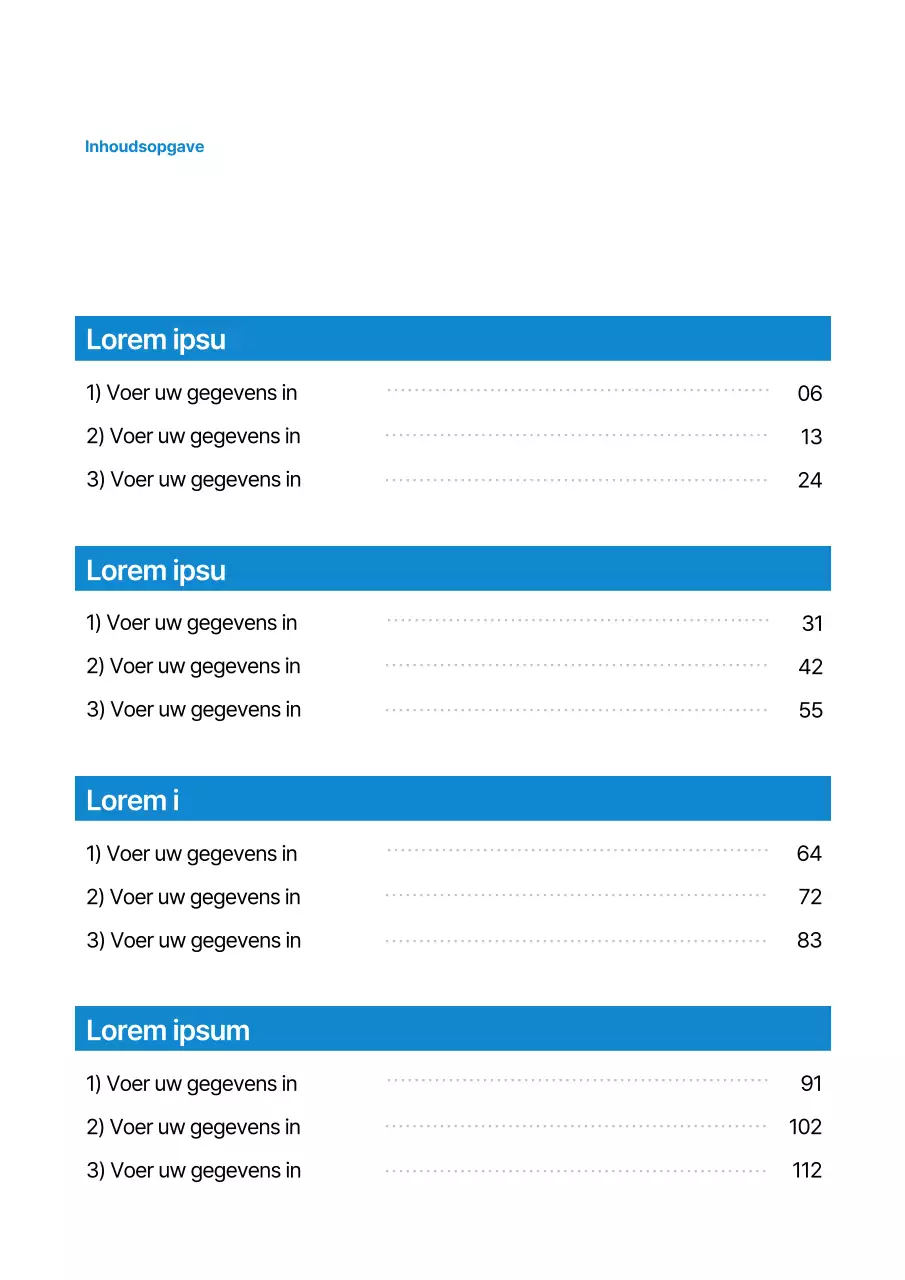 Een eenvoudige blauw met gele omslag voor een schoolschrift