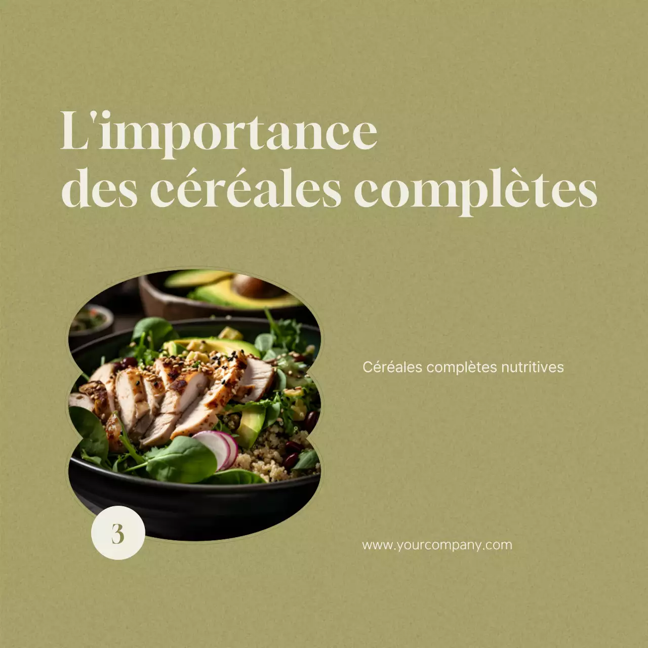 Green and Beige Modern Healthy Food Diet Tips (en anglais)