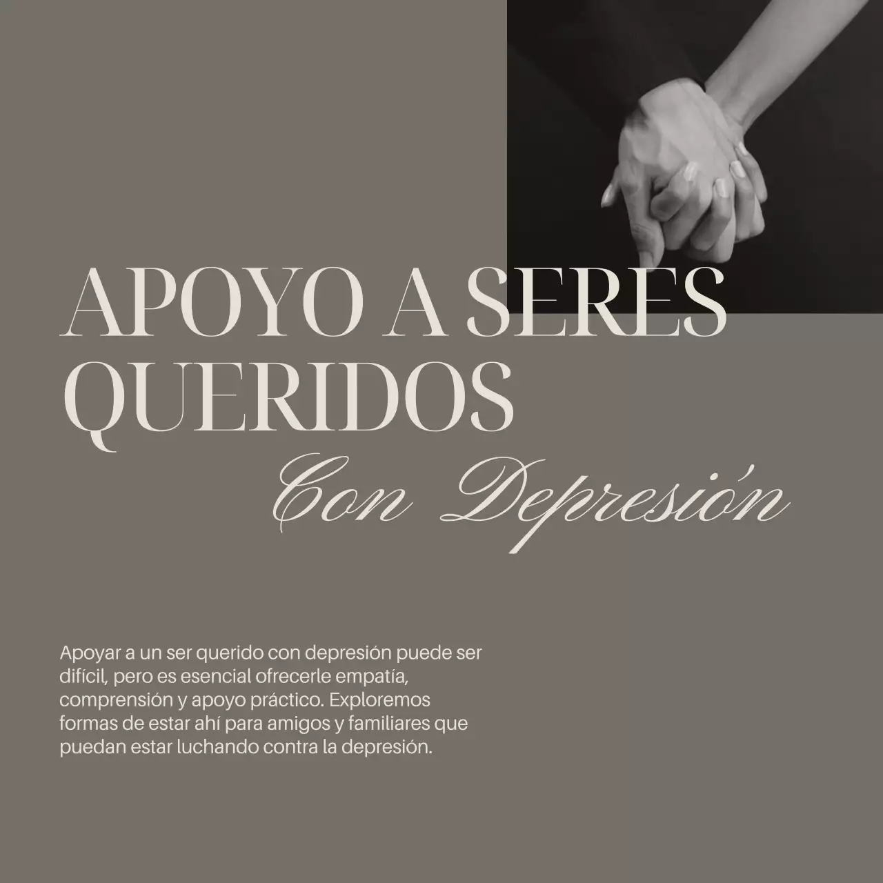 Gris Marfil Elegante Mínimo Guía de Salud Mental