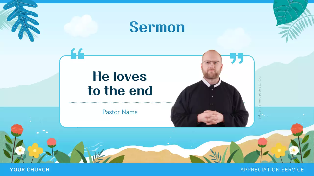 Blue Simple Appreciation Event Presentation