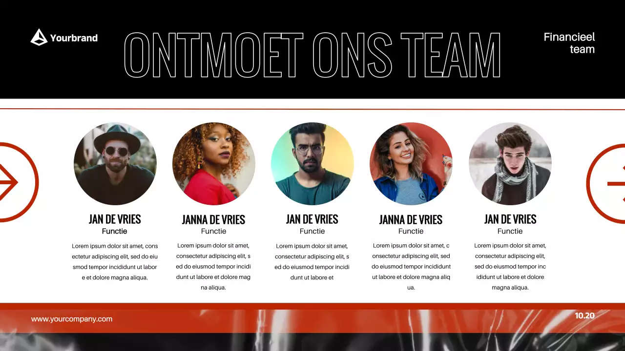 Red Black Modern Bold Bedrijfsprofiel Introductie