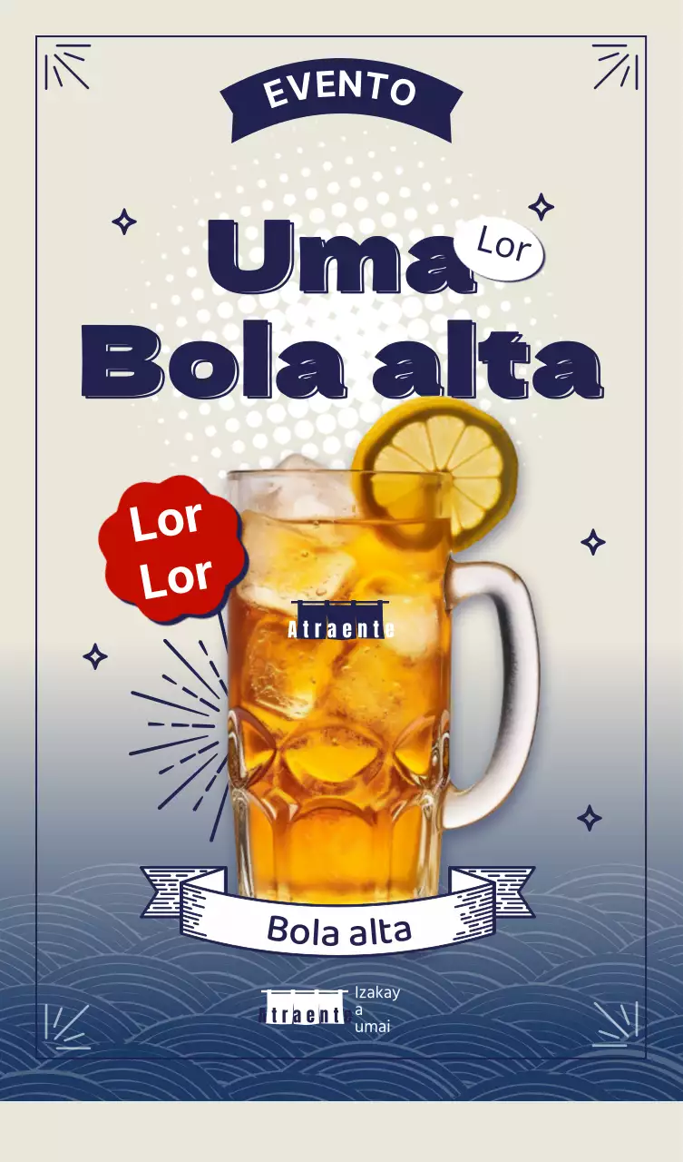 Suporte para eventos Highball POP A