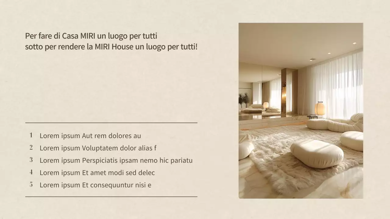 Una guida alle case moderne in avorio e marrone