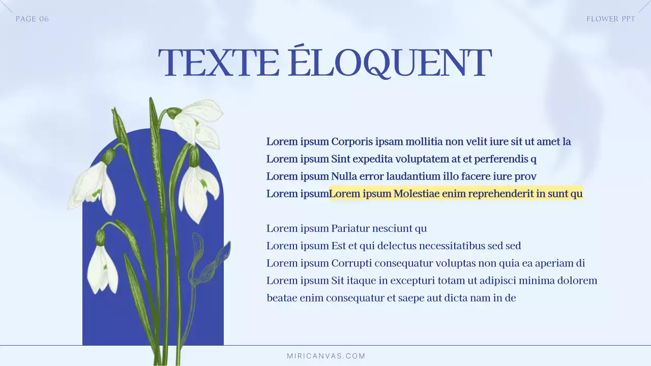 Fleurs d'été luxueuses en bleu et bleu clair Brief de la marque de la petite entreprise