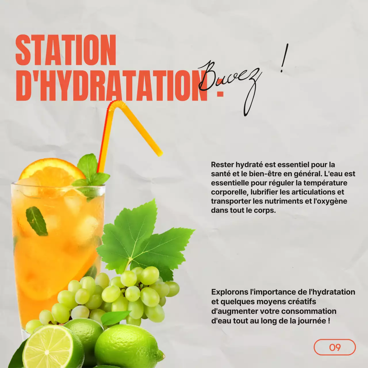 Grey Red Vintage Healthy Food & Diet Guide