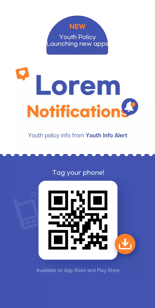 Launching a new app for a government agency with purple accents Designed with QrealCode Qreal SNS icons