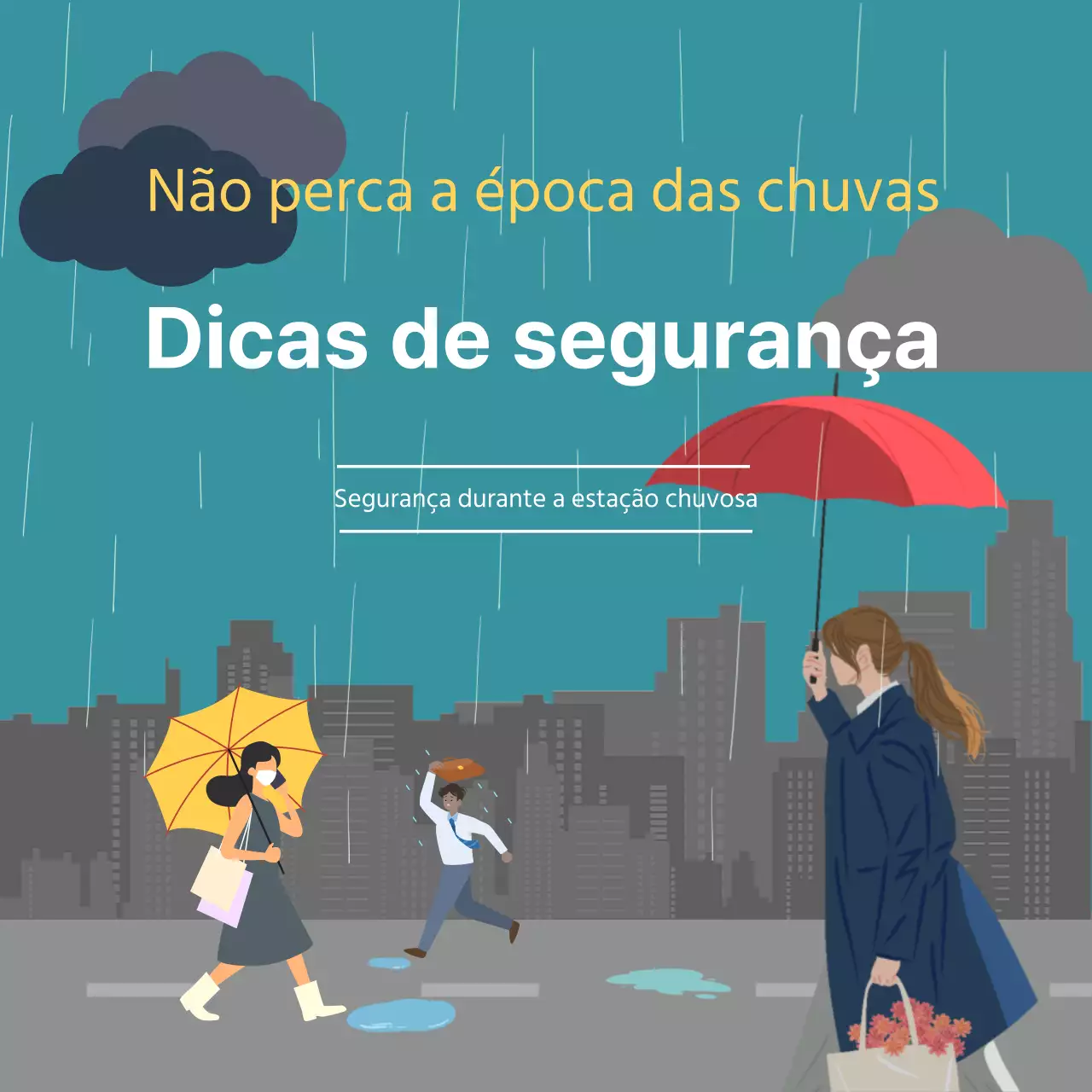 Dicas de segurança para a época das chuvas