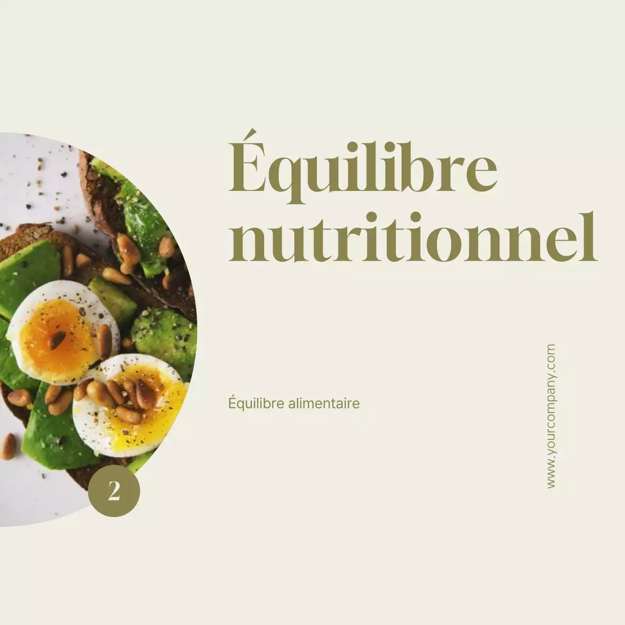 Green and Beige Modern Healthy Food Diet Tips (en anglais)