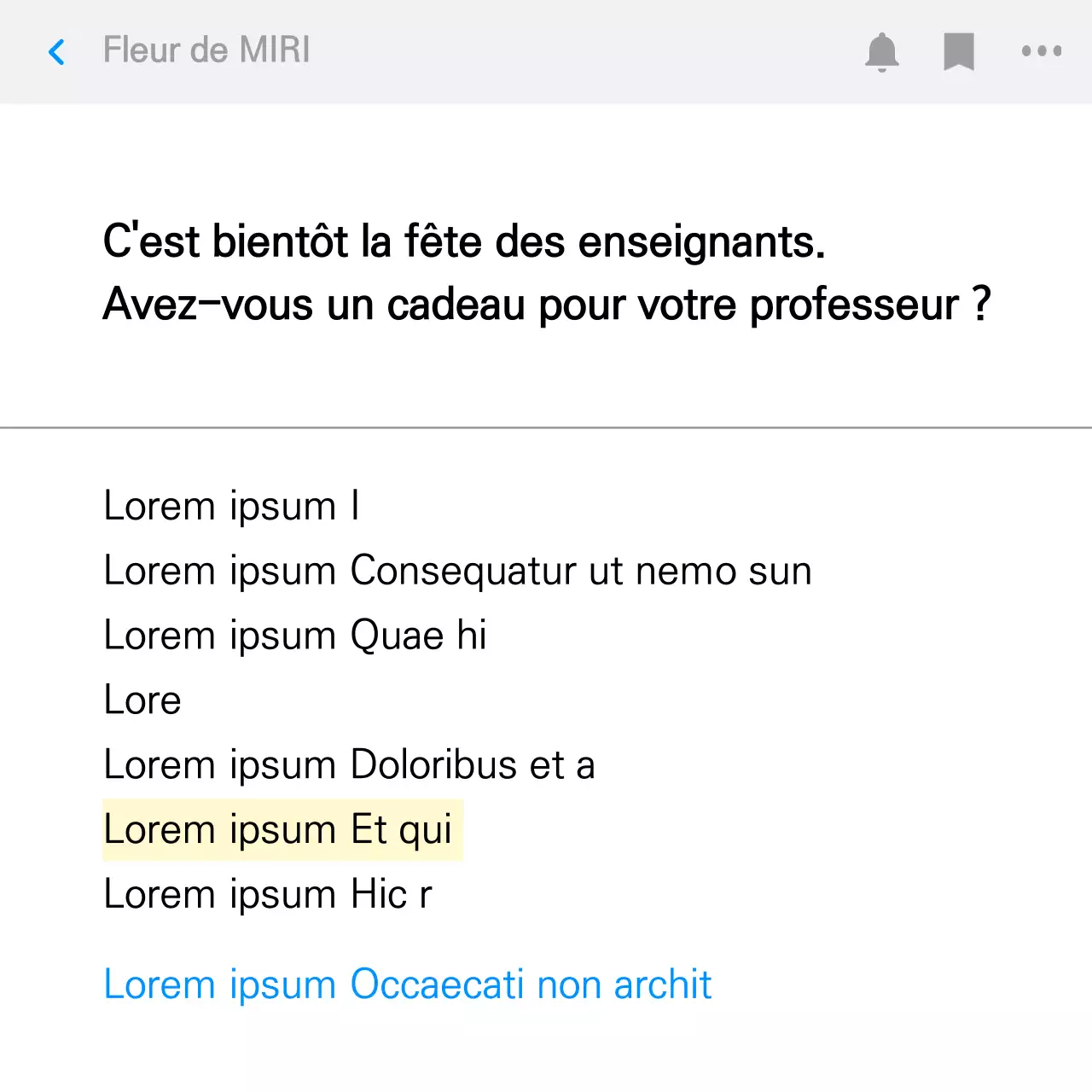 Une promotion fleuriste blanche et minimaliste pour la Journée des enseignants
