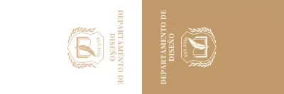 Universidad colorida con el logotipo de la escuela