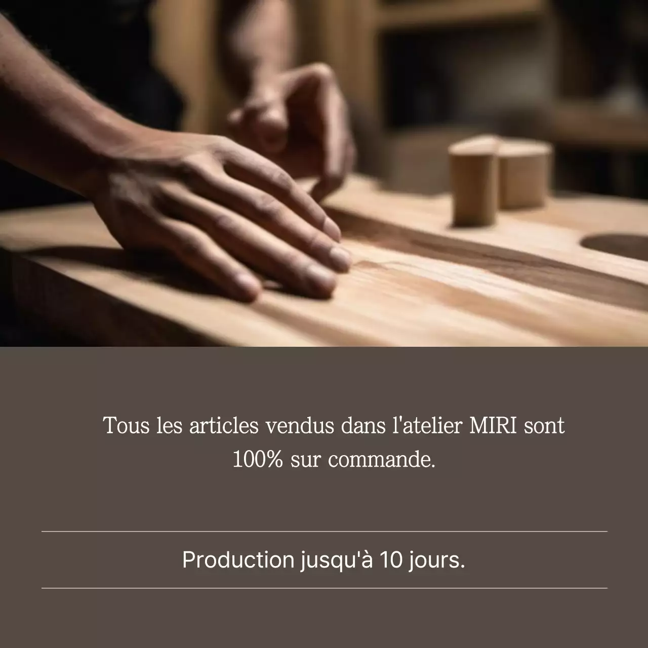 Promouvoir la marque de votre atelier brun et simple