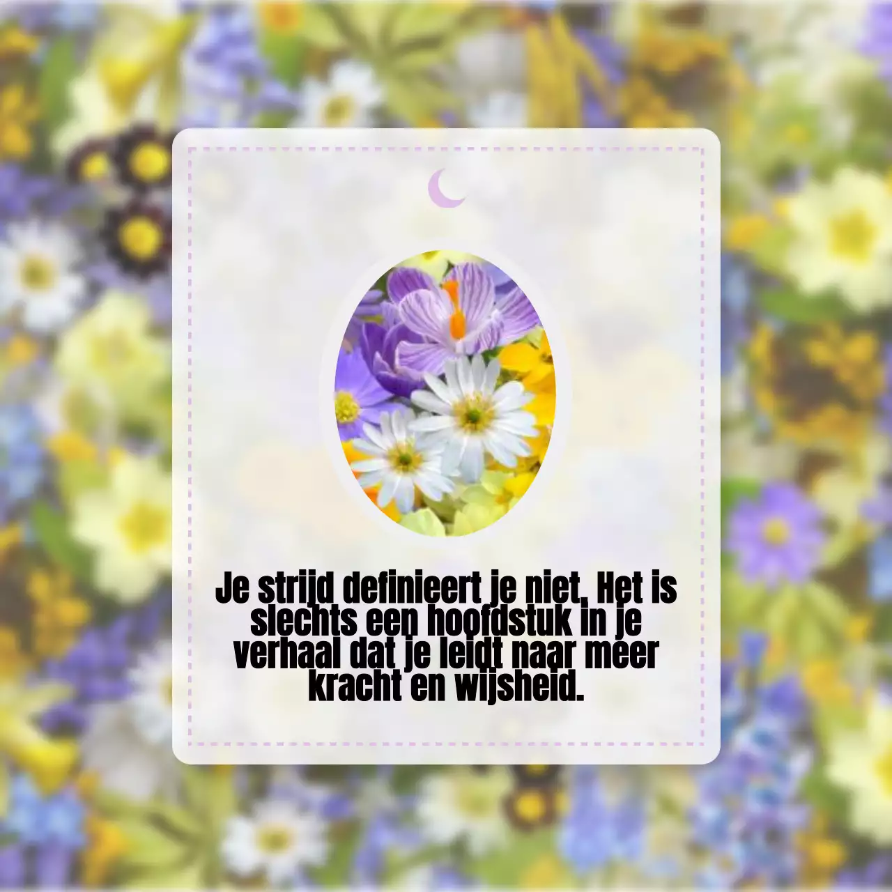wit paars lila natuurlijk tropisch Quote Inspirerende memo