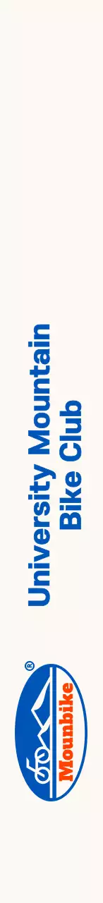 산과 자전거가 있는 심플한 로고 타입의 산악 자전거 동호회