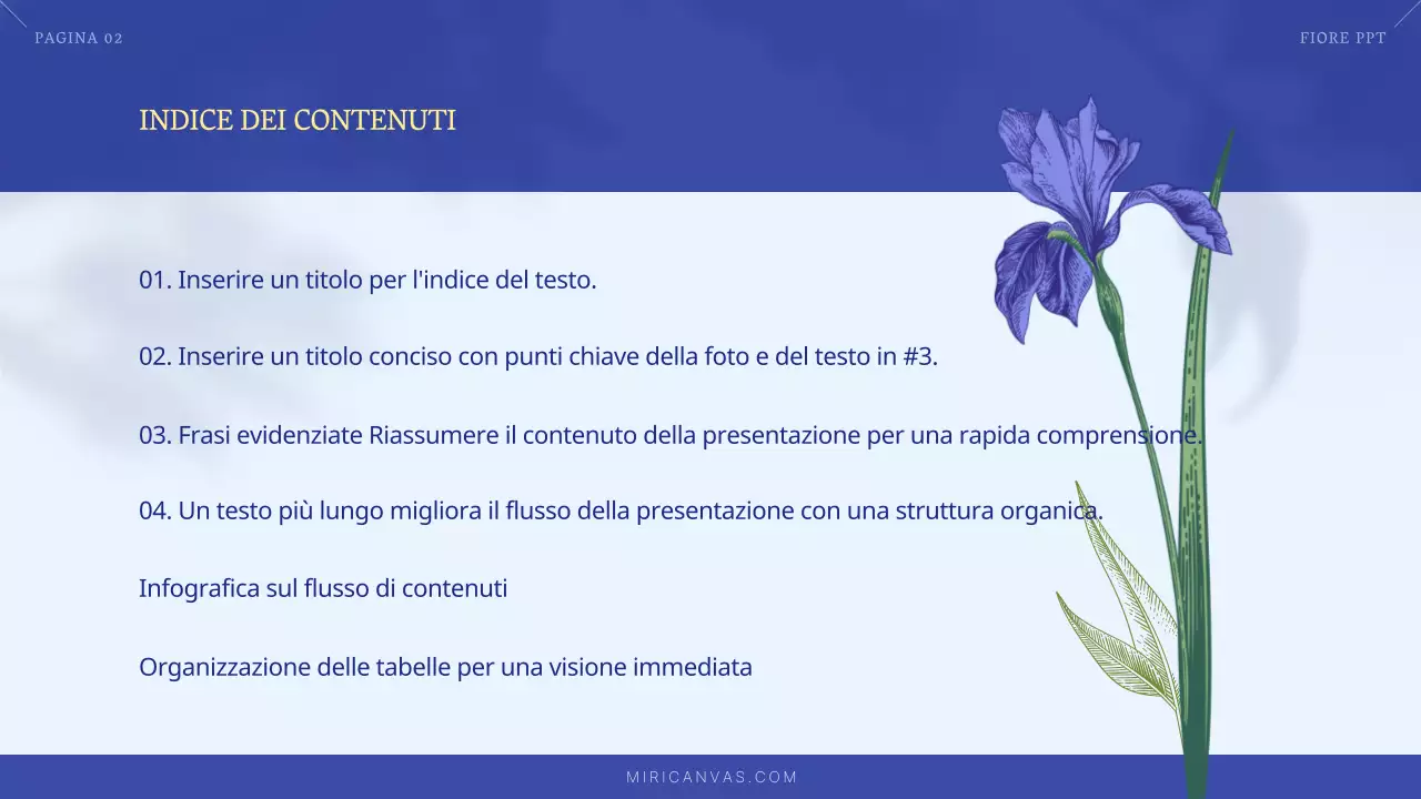 Lussuosi fiori estivi in blu e azzurro Brief del marchio per piccole imprese