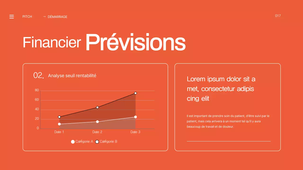 Orange Bold Business Startup Pitch Deck Proposal