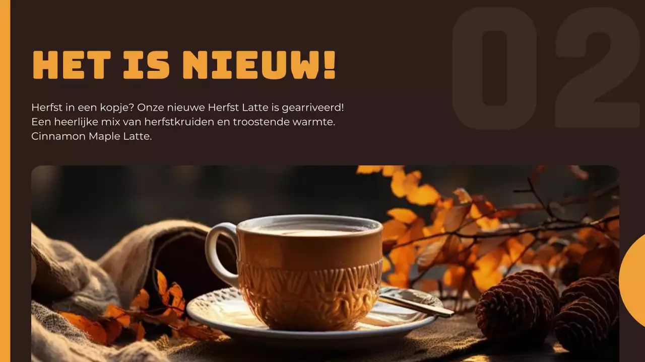 Oranje en Bruin Eenvoudig Winkel Digitaal Teken Reclame Promotie