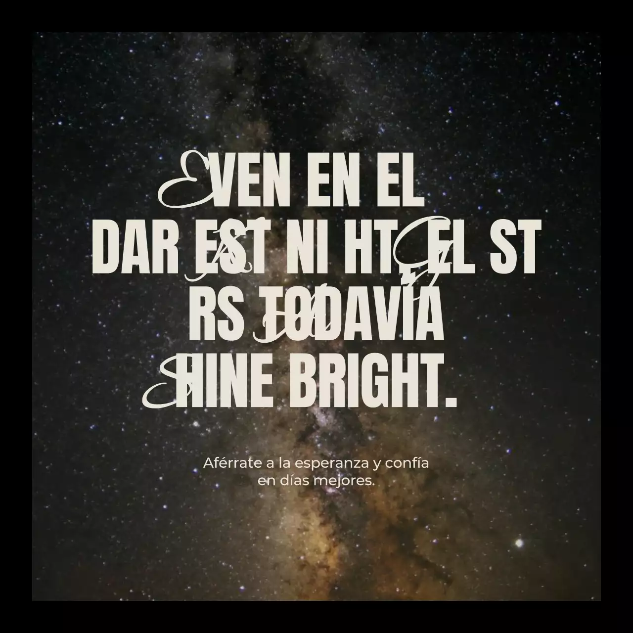 Negro tendencia Negrita Motivacional Salud Mental Cita