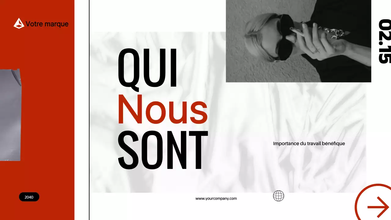 Red Black Modern Bold Business Profil de l'entreprise Introduction