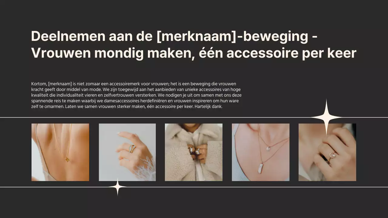 Beige elefant vrouw zakelijk product pitch