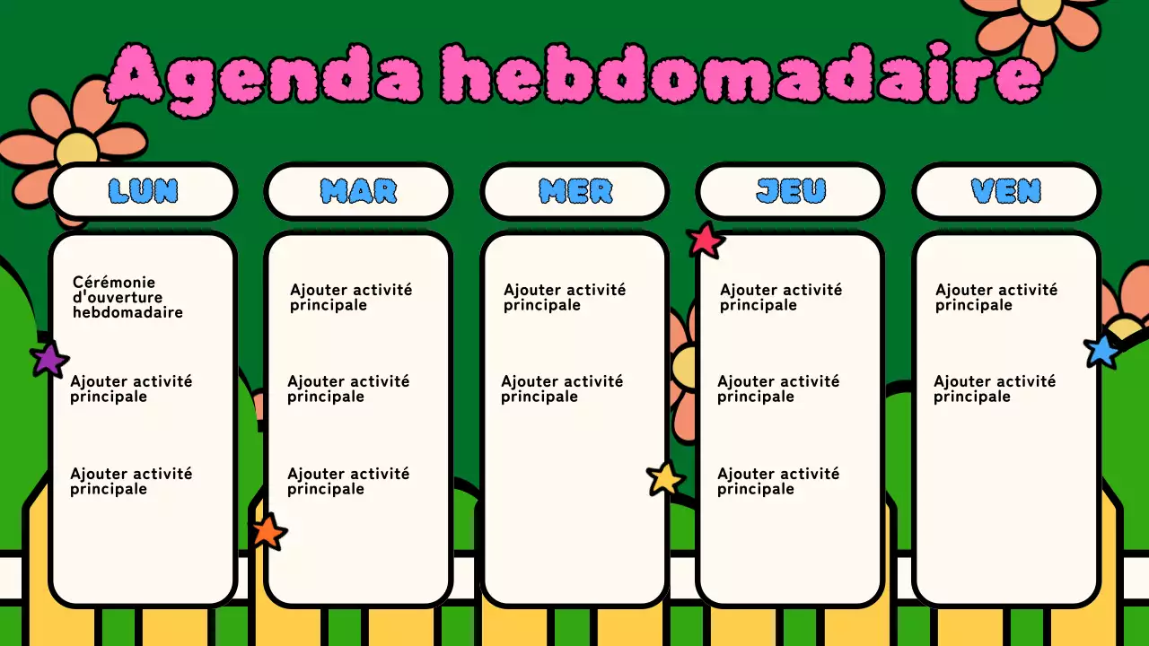 Plan de classe Skyblue Animation