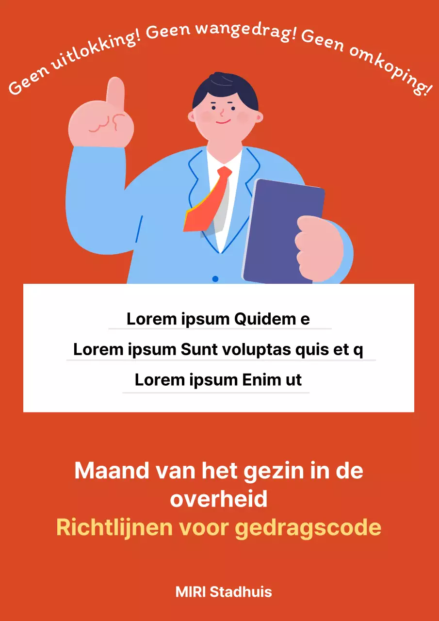 Rood en geel om campagnes tegen diefstal te benadrukken