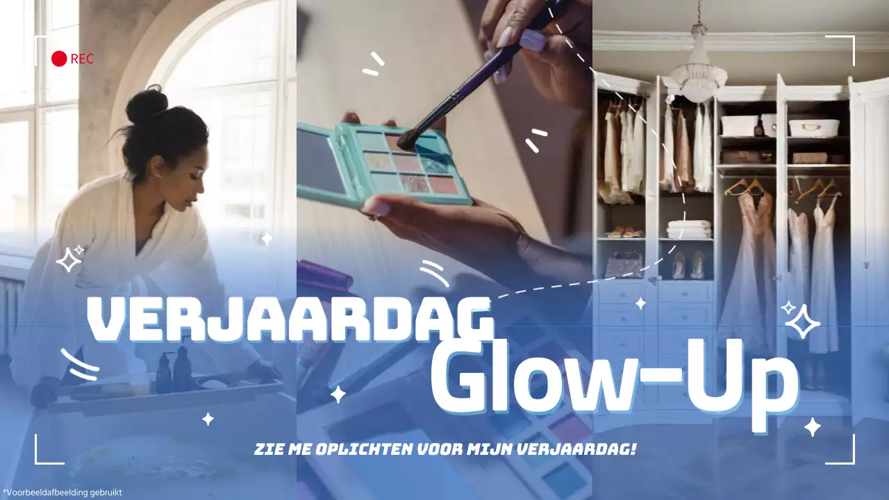 Blauw-wit verjaardagsfeestje voorbereidingsgids