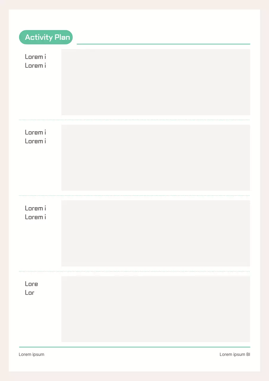 Planejador escolar minimalista verde