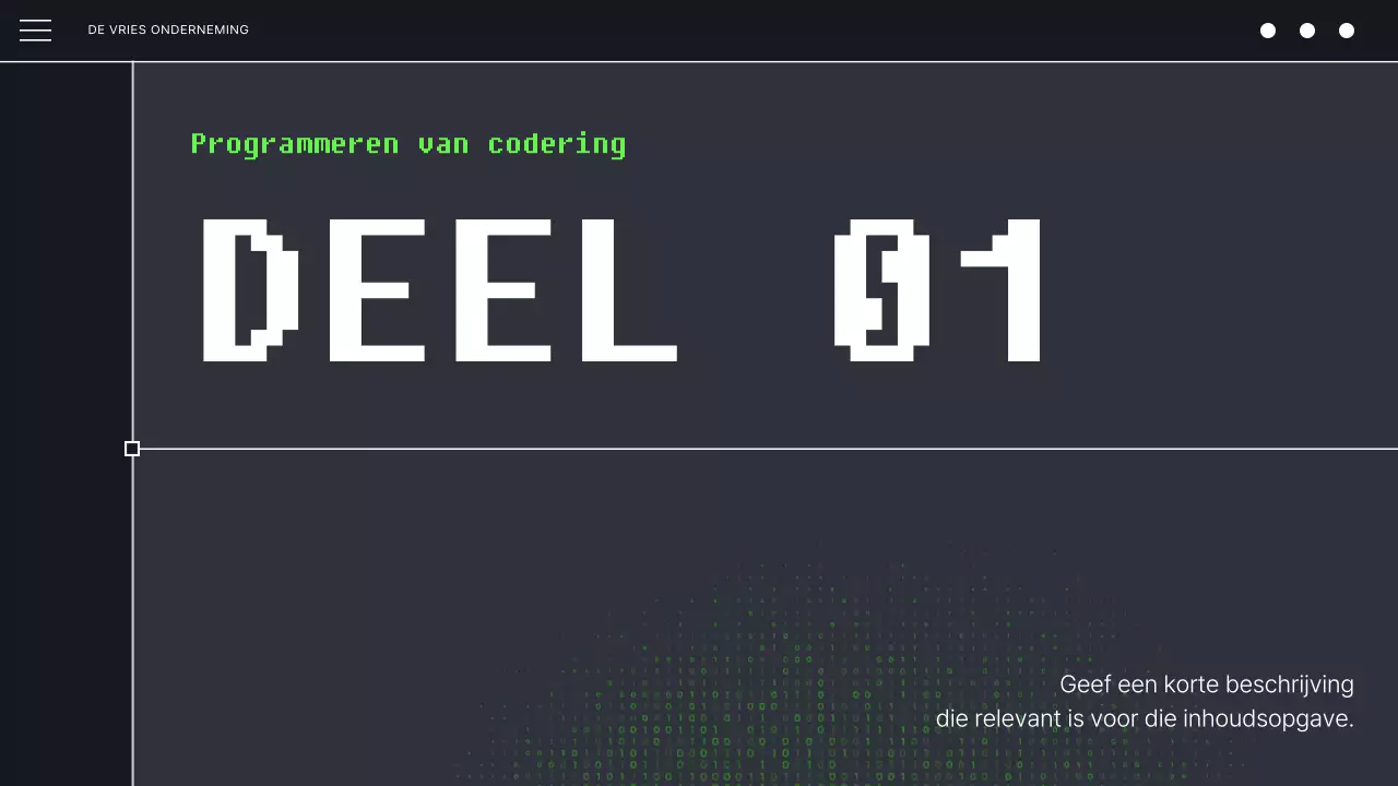 Black and Mint's Cyberpunk Ontwikkelaar Codeerprogramma Prospectus