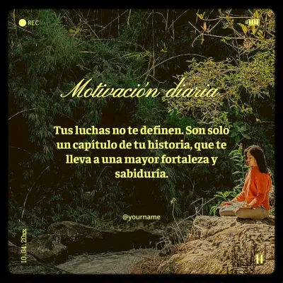 Amarillo Trendy Retro Inspiring Mental Health Quote