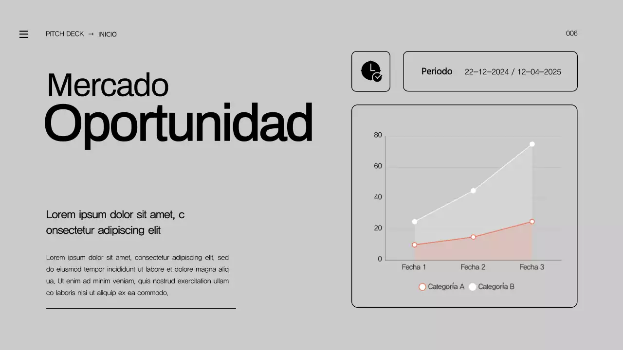 Orange Bold Business Startup Pitch Deck Propuesta