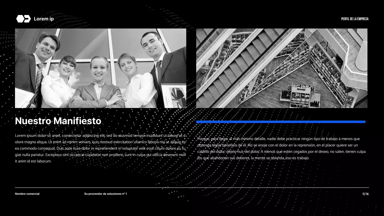 Black Tone Modern Presentación de la empresa