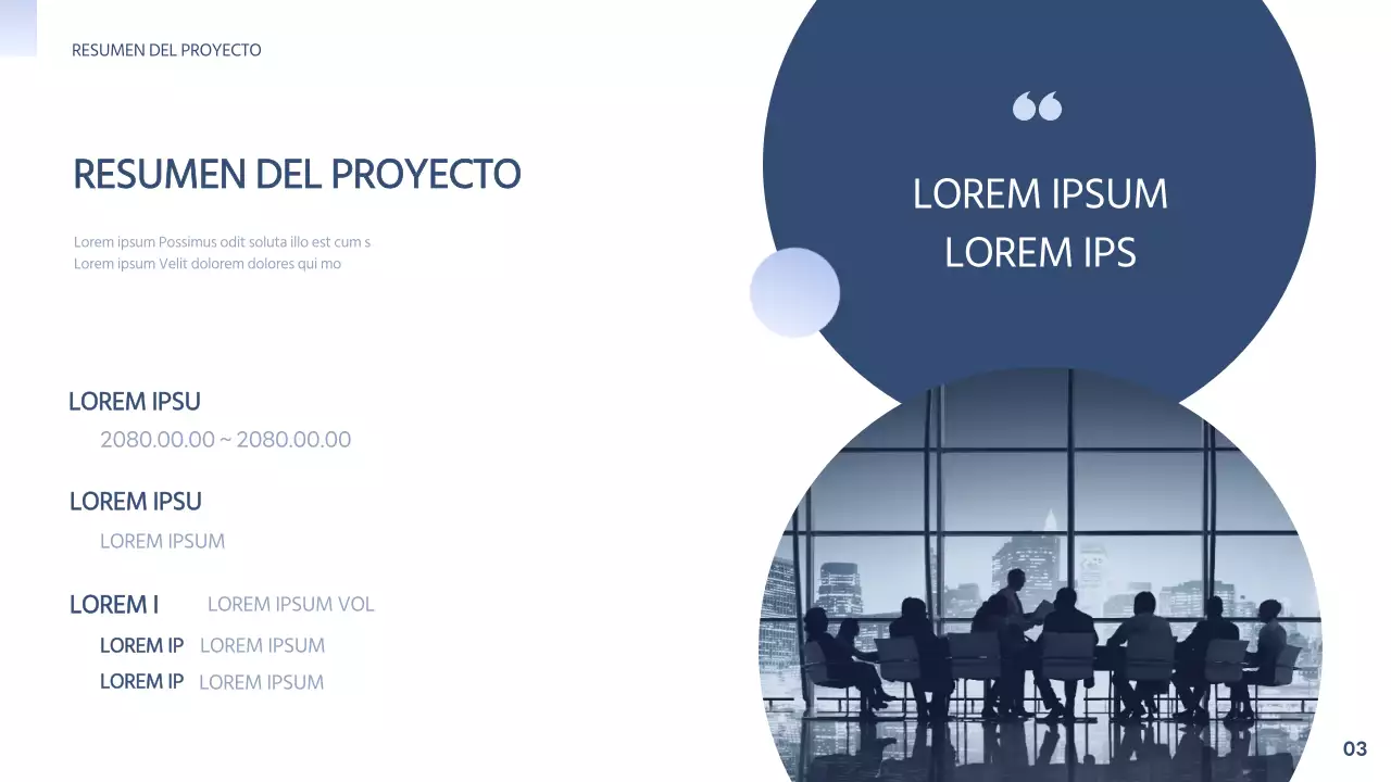 Sencilla propuesta industria-universidad en azul marino y malva