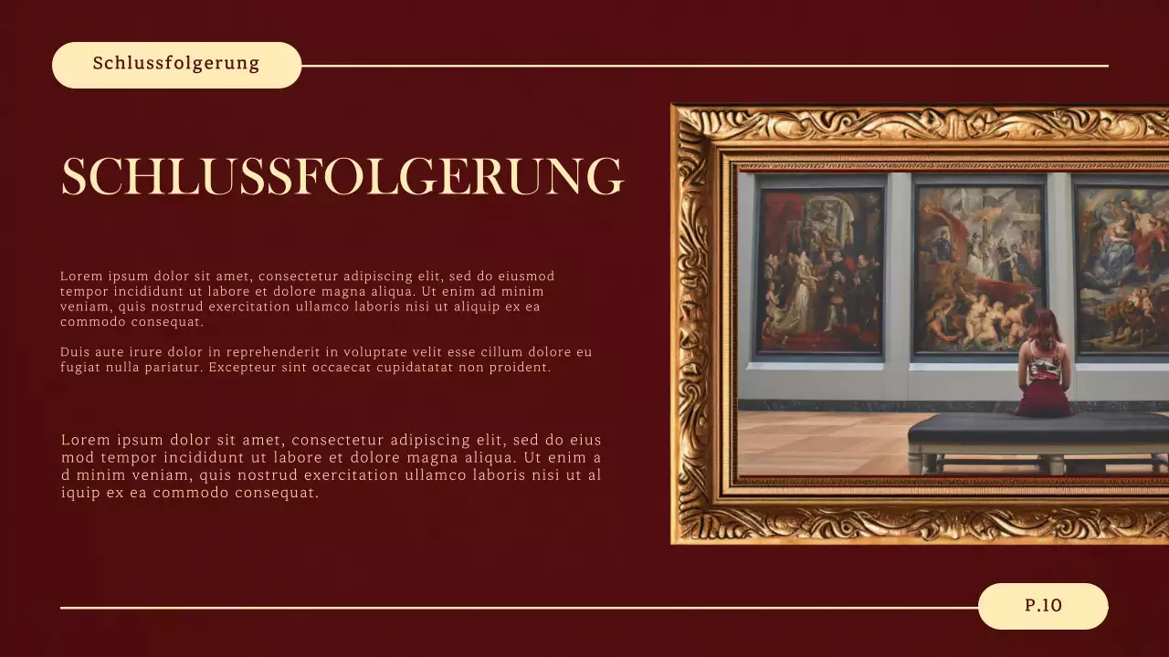 rot gelb elegant renaissance thesis defense class material