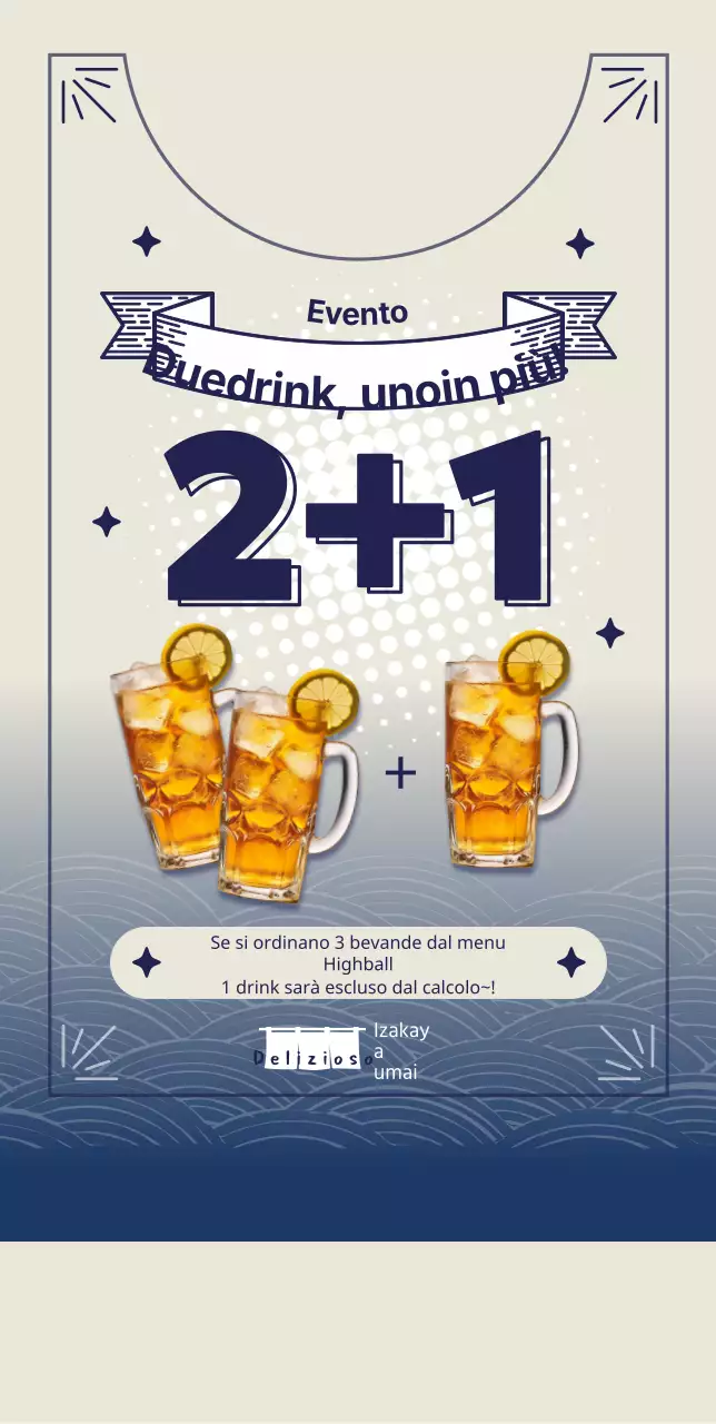 Stand Highball per eventi POP Tipo B