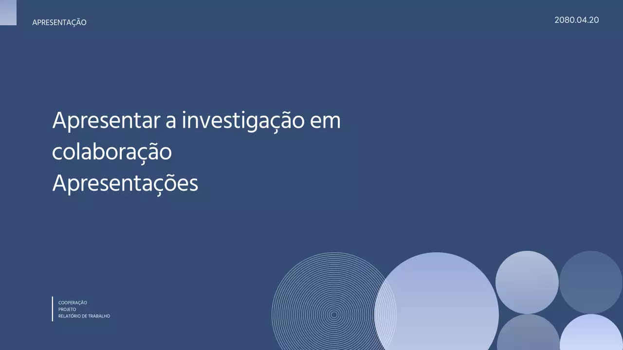 Proposta simples indústria-universidade em azul-marinho e lilás