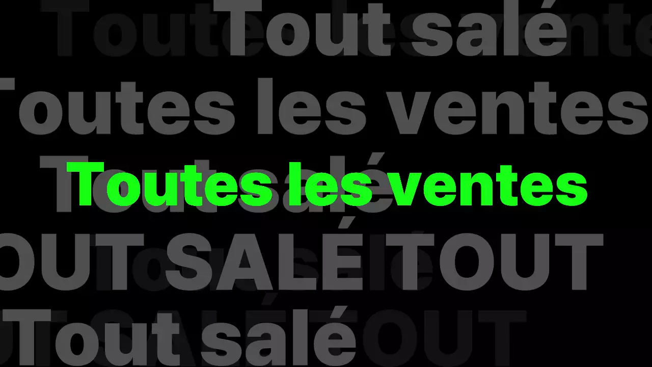 Promouvoir la typographie noire et kitsch