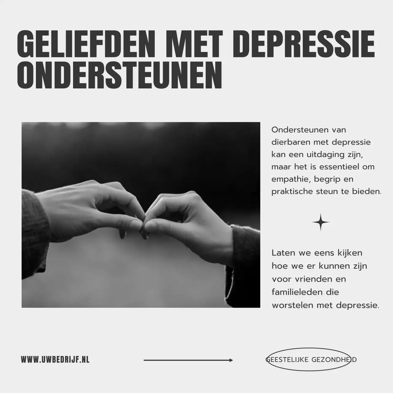 Beige en Grijs Minimalistische Psychologie Blog Promotie