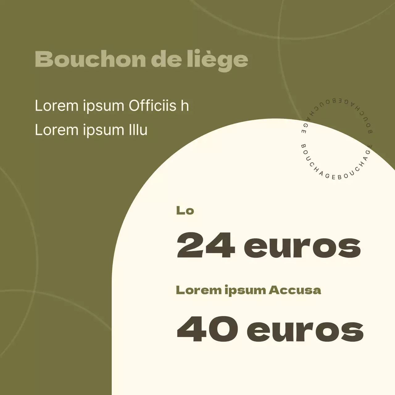 L'annonce de service du colloque moderne de Khaki