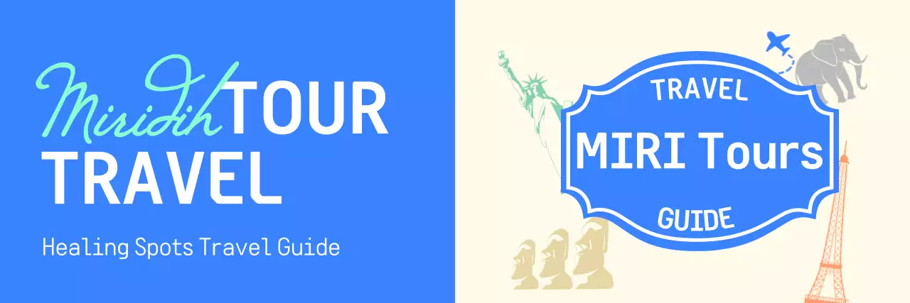 A tour guide concept in beige and blue