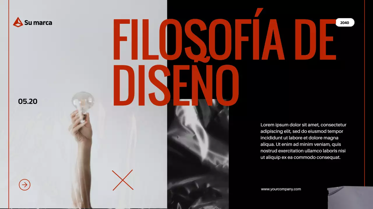 Red Black Modern Bold Perfil de empresa Introducción