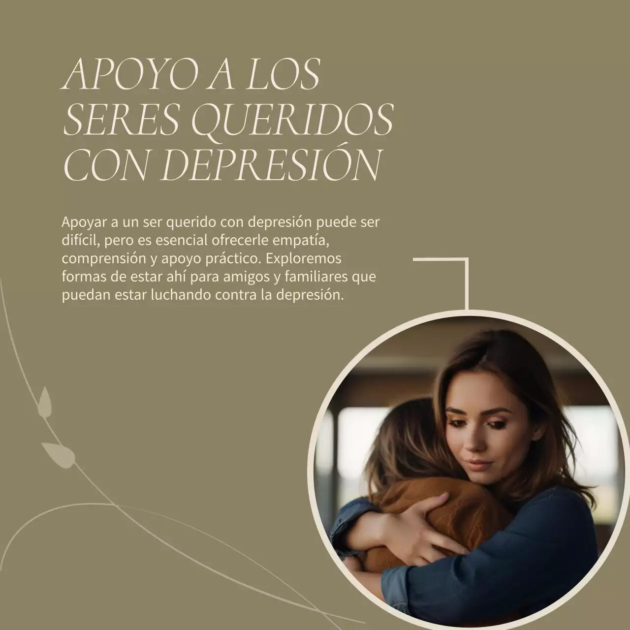 Caqui Beige Natural Elegante Salud mental en general