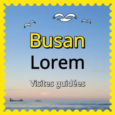 Promotion d'un circuit rétro à Busan en jaune